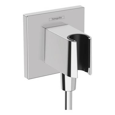 Hansgrohe FixFit E Wandanschluss, Brausehalter, Chrom