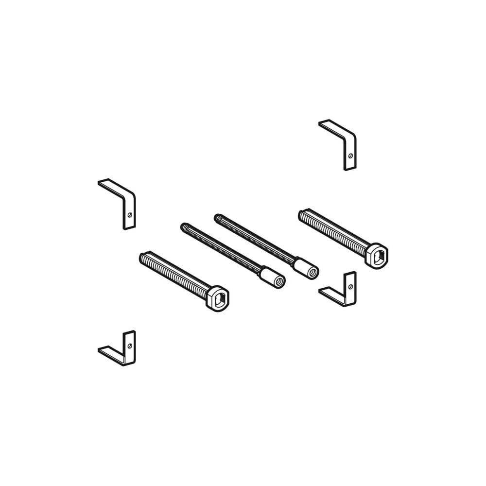Geberit Verlängerungsset für Delta und Twinline Unterputz-Spülkästen, 240058001-2