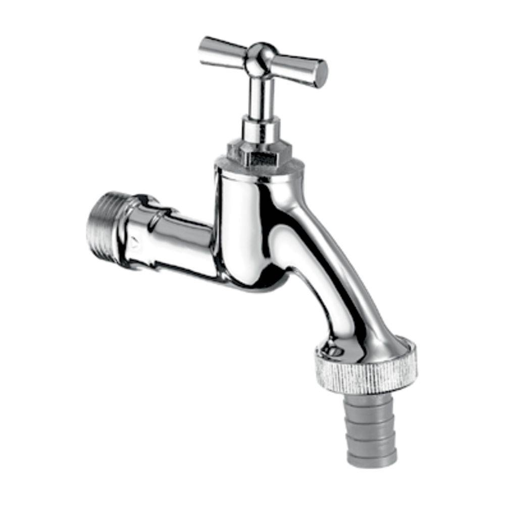 Schell Auslaufventil Knebelgriff, DN 15 G 1/2", Chrom-0
