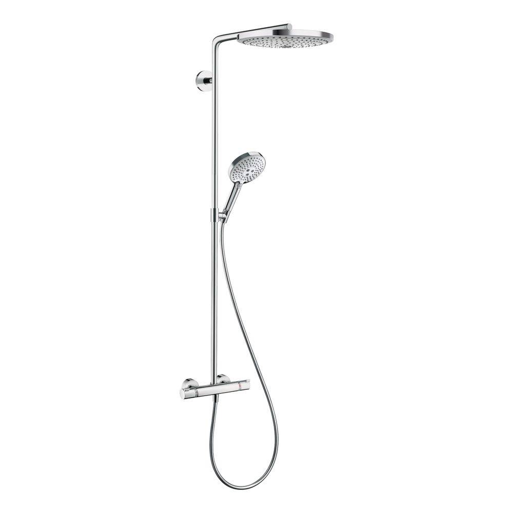 hansgrohe Raindance Select S Showerpipe 300mm 2jet 15l/min mit Thermostat, Chrom-0