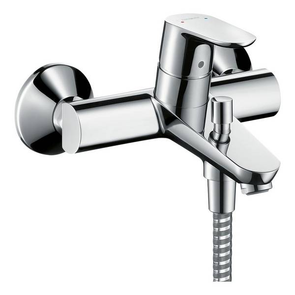 Hansgrohe Focus Einhebel-Wannenmischer Aufputz 19,8l/min, Chrom