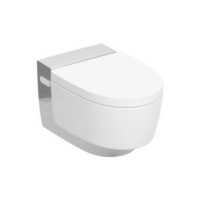 Geberit Dusch-WC AquaClean Mera Comfort, spülrandlos, KeraTect, Weiß/Chrom-1