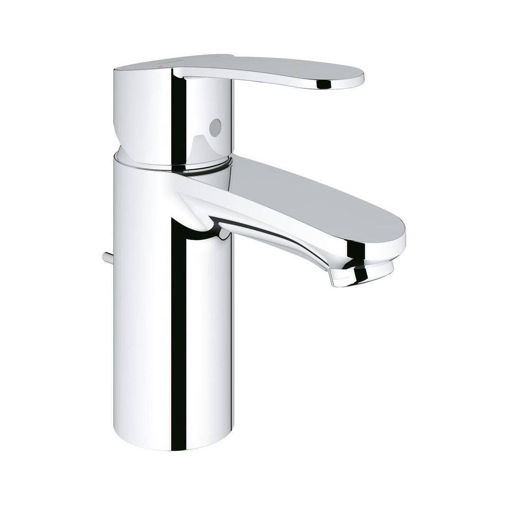 Grohe Eurostyle Cosmopolitan 1-Loch-Einhand-Waschtischbatterie, S-Size, 1 1/4" Zugstangen-Garnitur, Chrom, 3355220E-0
