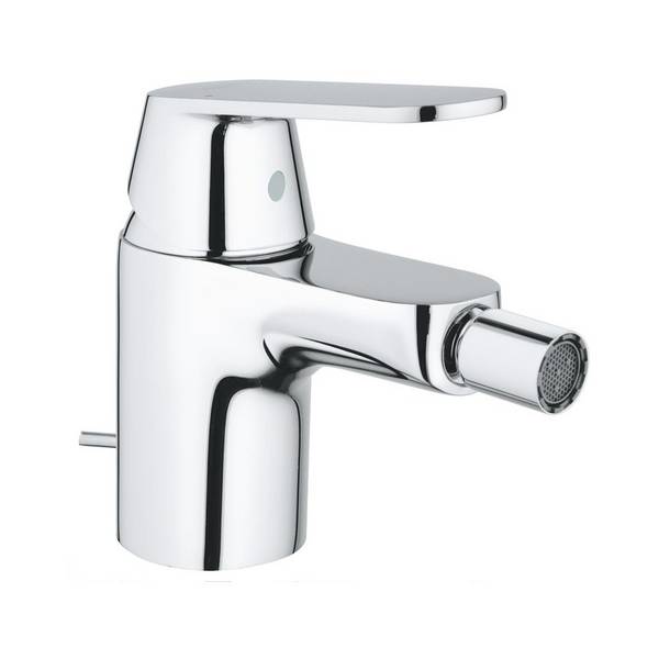 Grohe Eurosmart Cosmopolitan Einhand-Bidetbatterie, 1-Loch-Montage, 1 1/4" Zugstangen-Garnitur, Chrom, 32839000