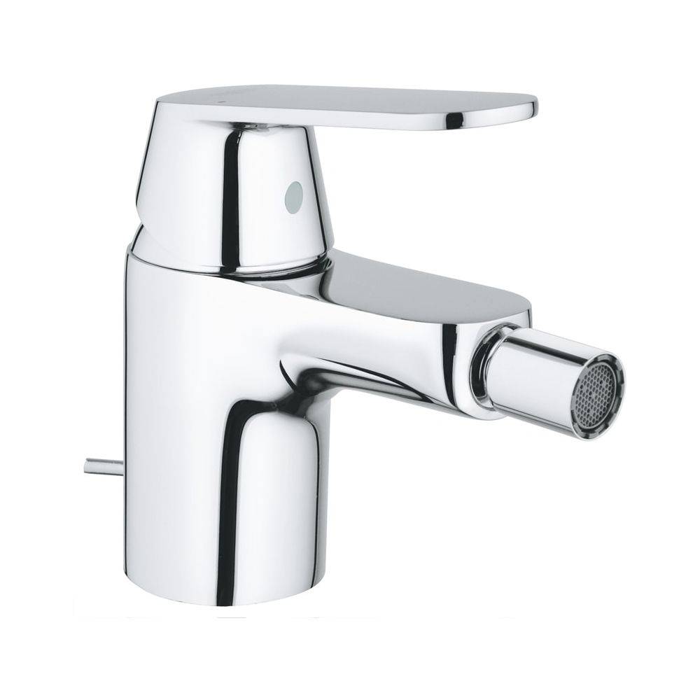 Grohe Eurosmart Cosmopolitan Einhand-Bidetbatterie, 1-Loch-Montage, 1 1/4" Zugstangen-Garnitur, Chrom, 32839000-0