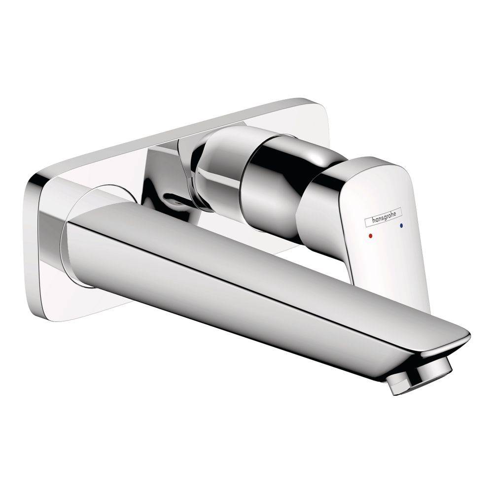 hansgrohe Logis Einhebel-Waschtischmischer Unterputz 5l/min Chrom mit 195mm Auslauf für Wandmontage-0