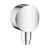 Hansgrohe FixFit Wandanschluss S, Rückflussverhinderer, Kunststoffanschlusswinkel, Chrom