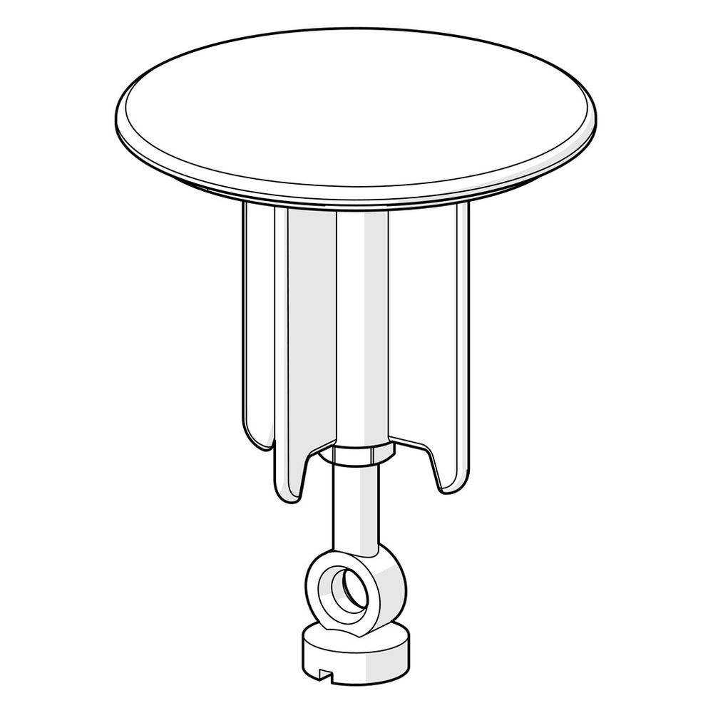 Hansa Stopfen Ablaufgarnitur, Durchmesser 63mm, Chrom, 59902021-1