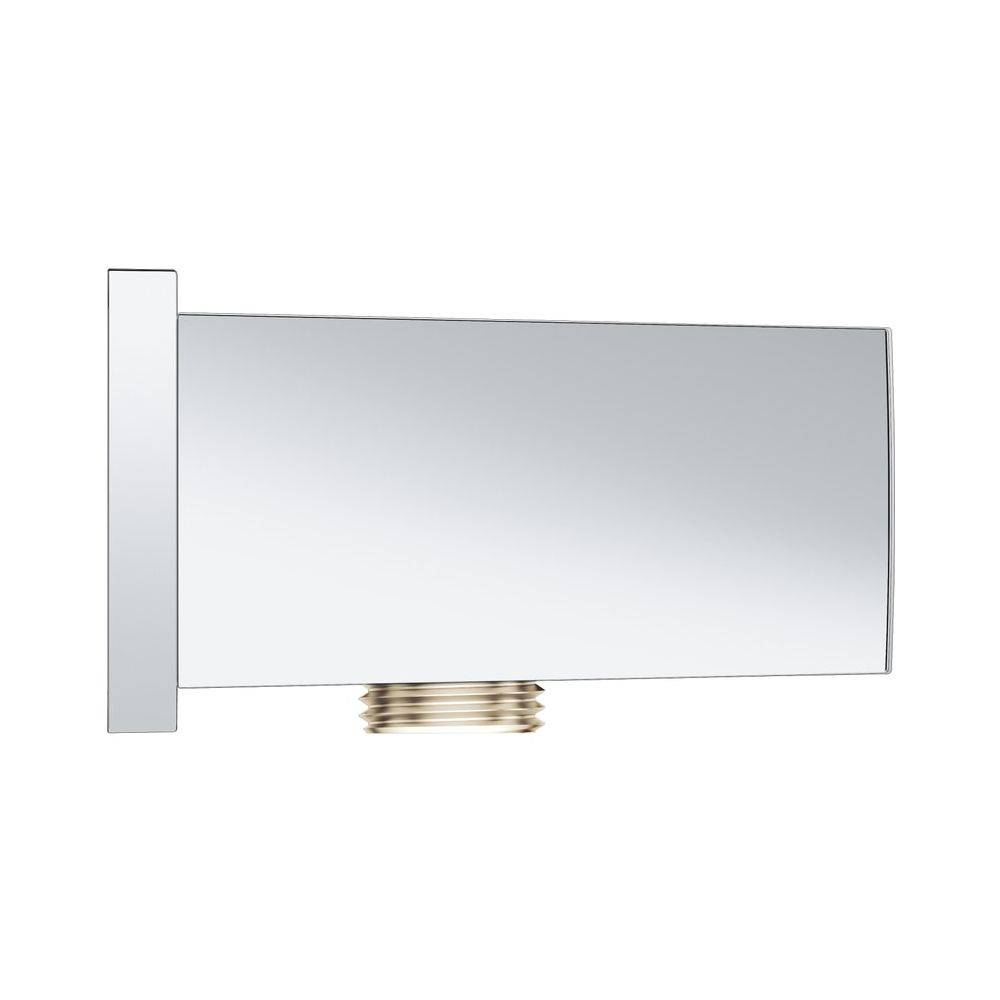 Grohe Euphoria Cube Wandanschlussbogen mit Wandbrausehalter, Außengewinde, eigensicher, Chrom, 26370000-1