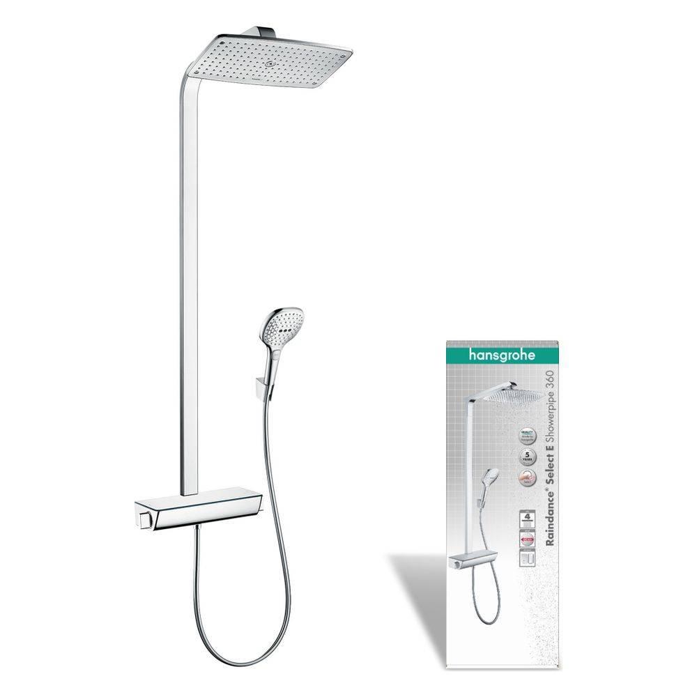 Hansgrohe Raindance E Showerpipe 360mm 1jet 15l/min mit Thermostat, Chrom-1