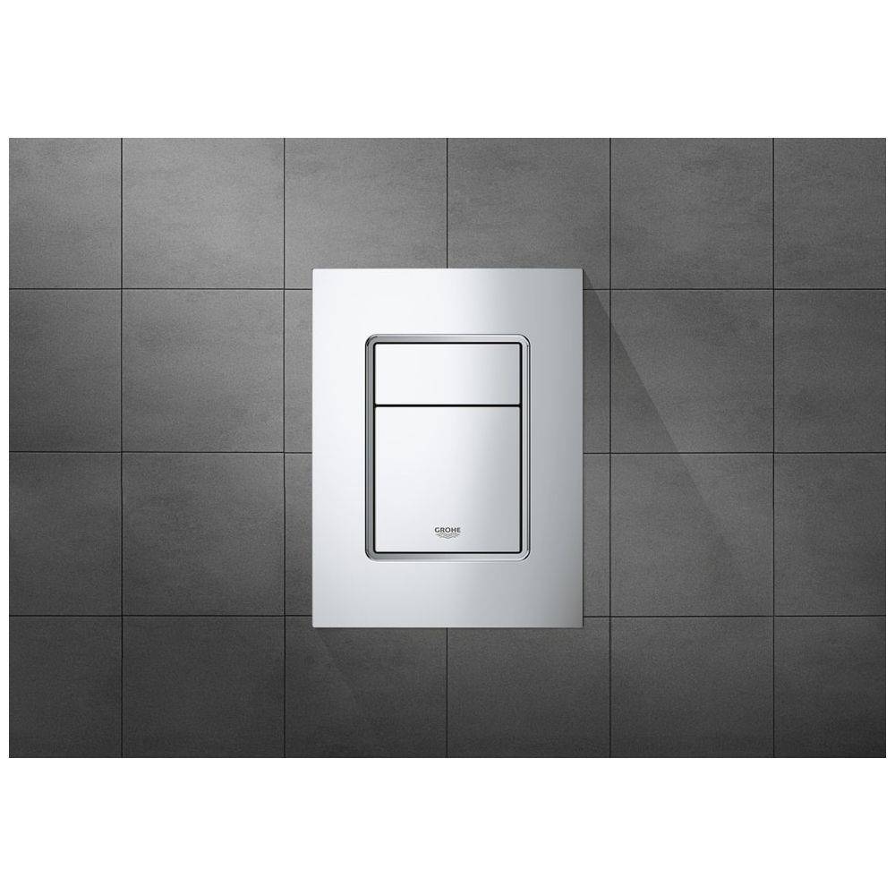 Grohe Skate Cosmopolitan S WC-Betätigung, 130x172mm, für kleinen Revisionsschacht, senkrechte Montage, Chrom, 37535000-1
