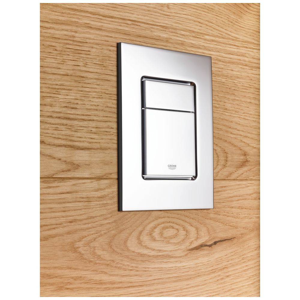 Grohe Skate Cosmopolitan S WC-Betätigung, 130x172mm, für kleinen Revisionsschacht, senkrechte Montage, Chrom, 37535000-2