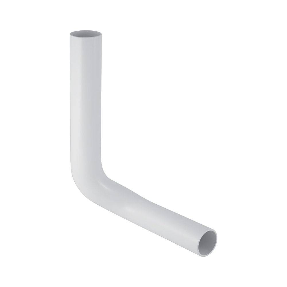 Geberit Spülbogen 90 Grad, 28x21cm, rechts gekröpft, Außendurchmesser 50mm, A 6cm, Alpinweiß-0