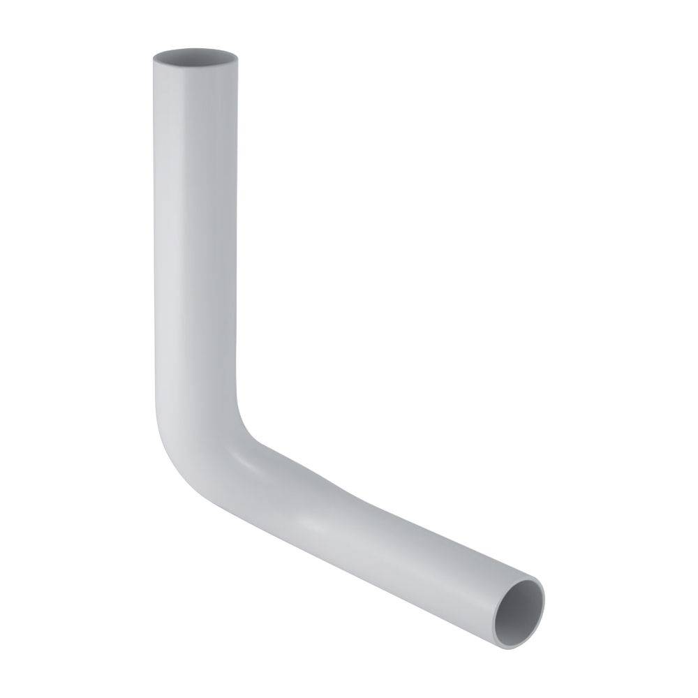 Geberit Spülbogen 90 Grad, 28x21cm, rechts gekröpft, Außendurchmesser 50mm, A 6cm, Alpinweiß-1