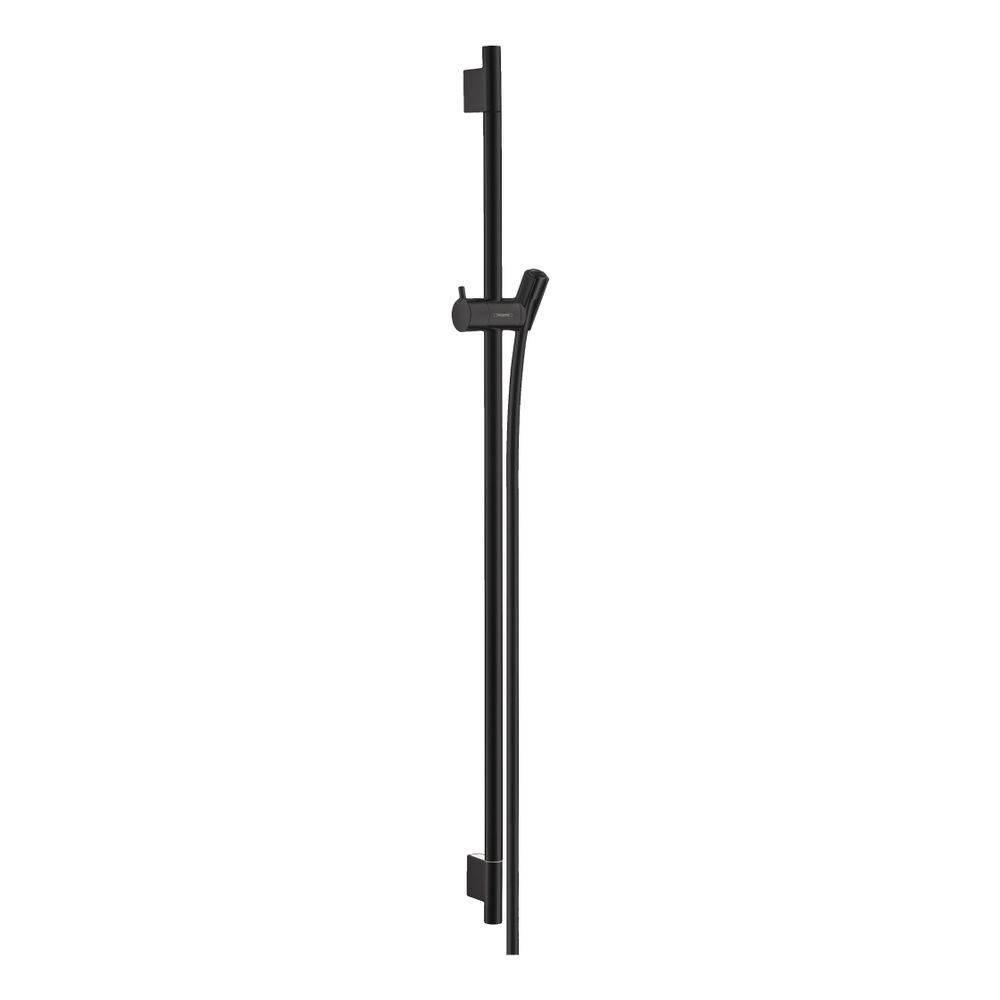 Hansgrohe Unica Brausestange S Puro 90cm, Isiflex Brauseschlauch 160cm, Mattschwarz-0