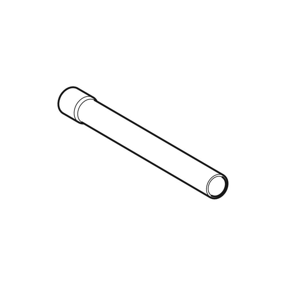 Geberit Spülbogenverlängerung gerade mit Steckmuffe Alpinweiß Länge 50cm-2