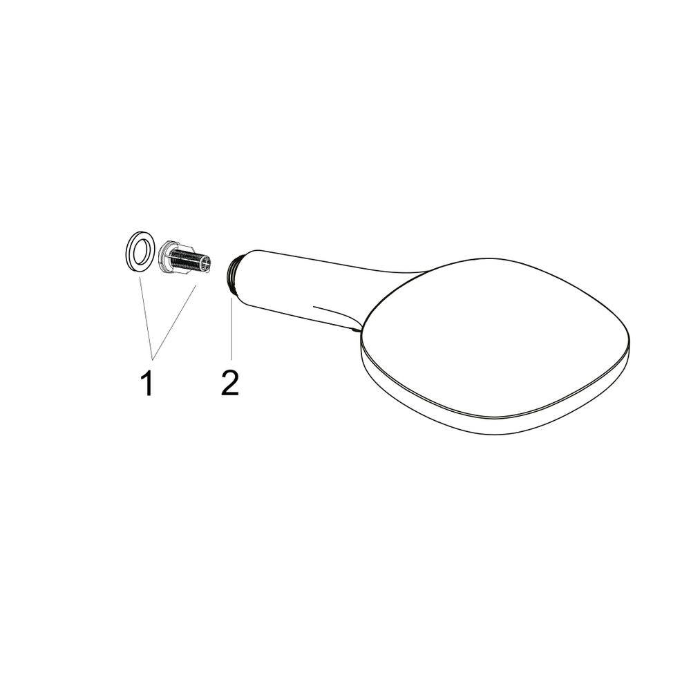 Hansgrohe Raindance Select E Handbrause 120mm, 14,4l/min, 3jet, Weiß/Chrom-2
