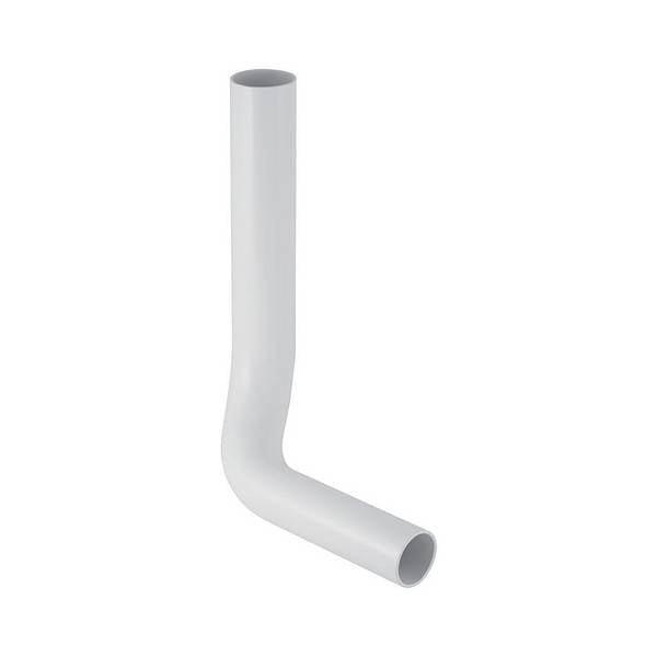 Geberit Spülbogen 90 Grad, 28x21cm, links gekröpft, Außendurchmesser 50mm, A 6cm, Alpinweiß