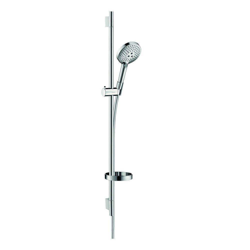 Hansgrohe Raindance Select S Brauseset 120mm, 15l/min, 3jet, Brausestange 90cm, Seifenschale, Chrom