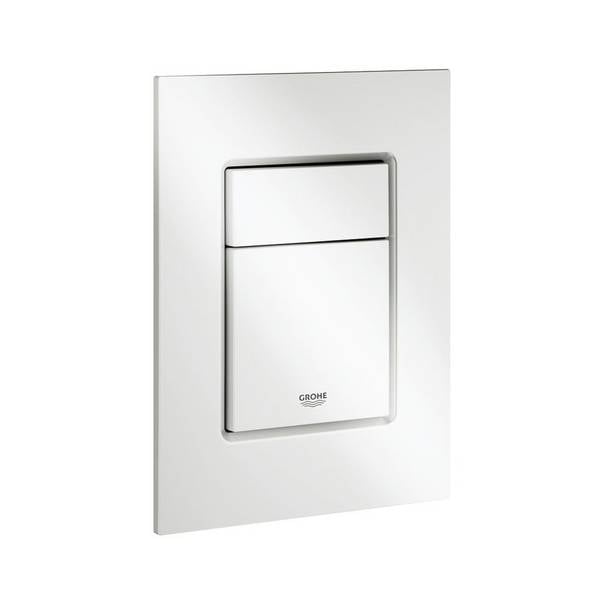Grohe Skate Cosmopolitan S WC-Betätigung, 130x172mm, für kleinen Revisionsschacht, senkrechte Montage, Alpinweiß,