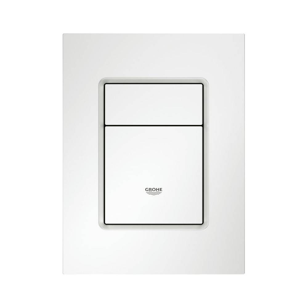 Grohe Skate Cosmopolitan S WC-Betätigung, 130x172mm, für kleinen Revisionsschacht, senkrechte Montage, Alpinweiß,-1