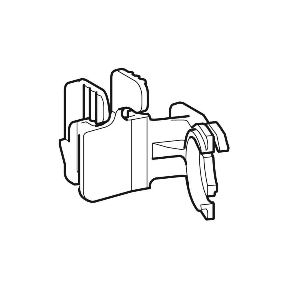 Geberit Befestigungsclip für Sigma Unterputzspülkasten, Füllventil Typ 380/383, 240923001-2