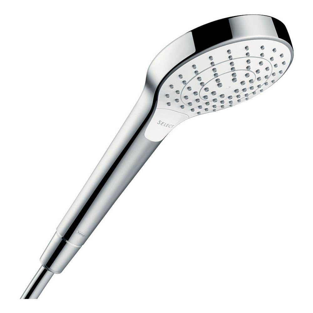 Hansgrohe Croma Select S Handbrause 110mm, 8,5l/min, Vario EcoSmart, Weiß/Chrom-0