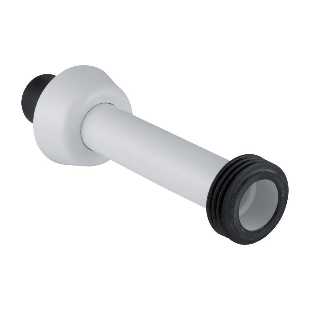 Geberit Set Spülbogenverlängerung mit Rosette Außendurchmesser 45mm, Alpinweiß-1