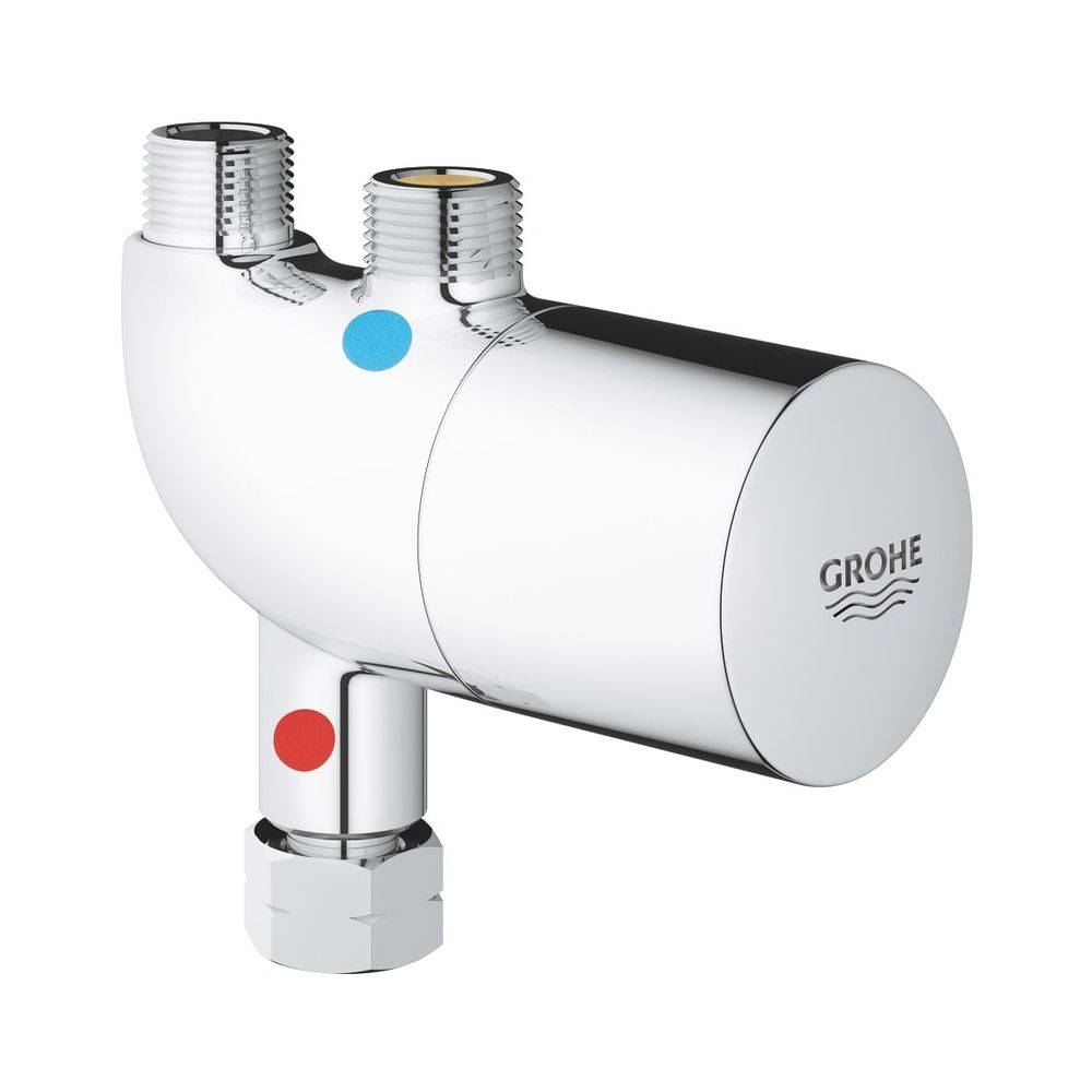 Grohe Thermischer Verbrühschutz/Untertischthermostat Grohtherm Micro, Chrom, 34487000-0