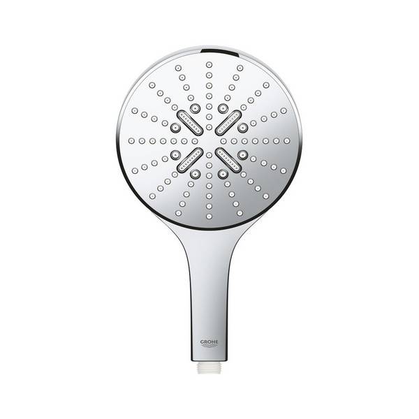 Grohe Rainshower SmartActive 150 Handbrause, 3 Strahlarten, bei bar 8,5l/min, Chrom, 26590000