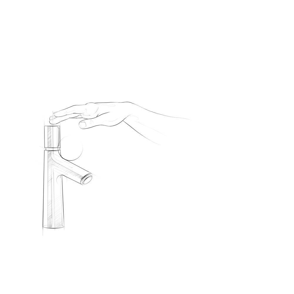 hansgrohe Talis Select S Waschtischmischer 100mm 5l/min mit Zugstangen-Garnitur, Chrom-1