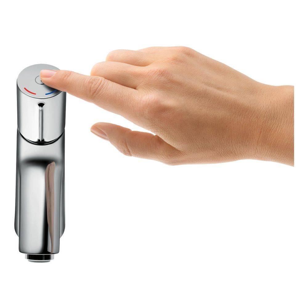 hansgrohe Talis Select S Waschtischmischer 100mm 5l/min mit Zugstangen-Garnitur, Chrom-3