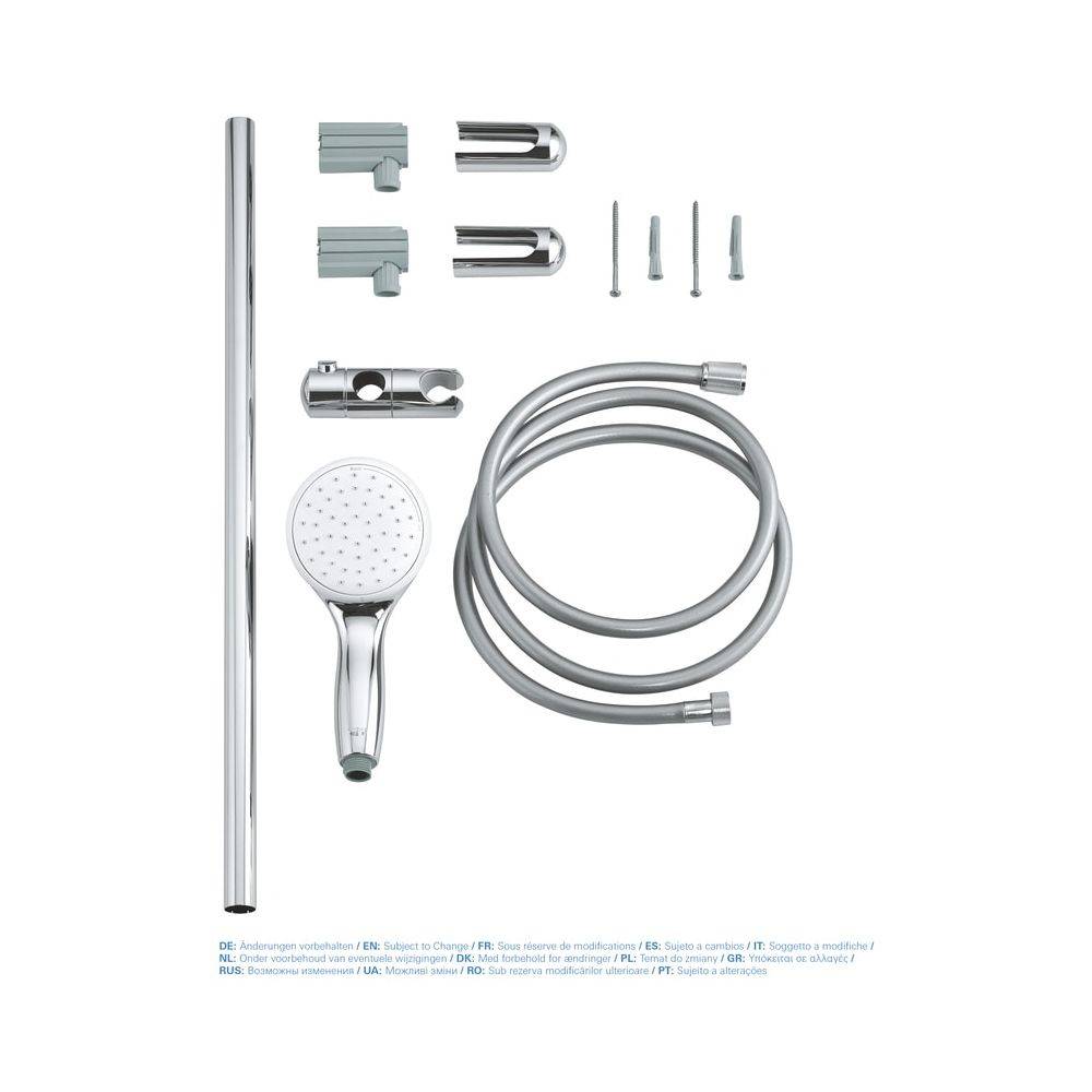 Grohe Tempesta 100 Brausestangenset 2 Strahlarten chrom 27598001-3