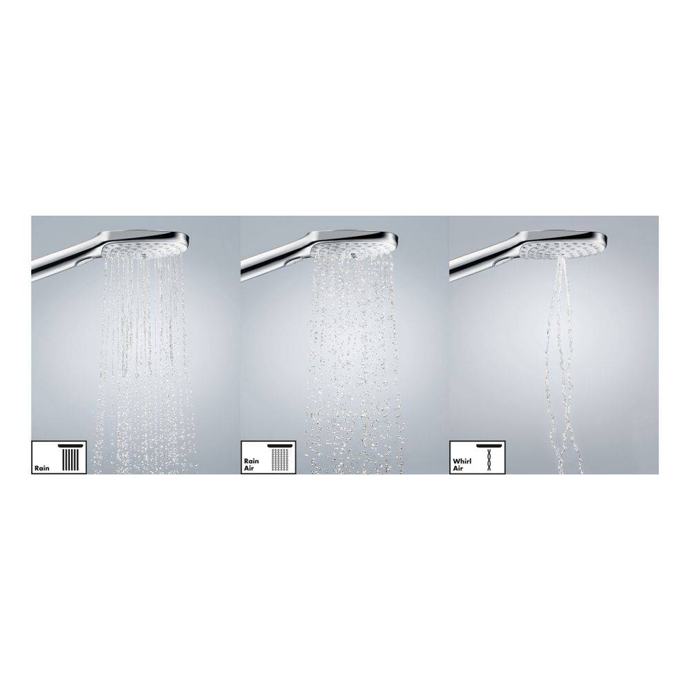 hansgrohe Raindance Select E Handbrause 120mm 3jet 14,4l/min, Chrom-2