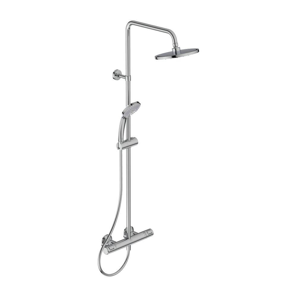 Ideal Standard Duschsystem Ceratherm T25 mit Brausethermostat Chrom-0