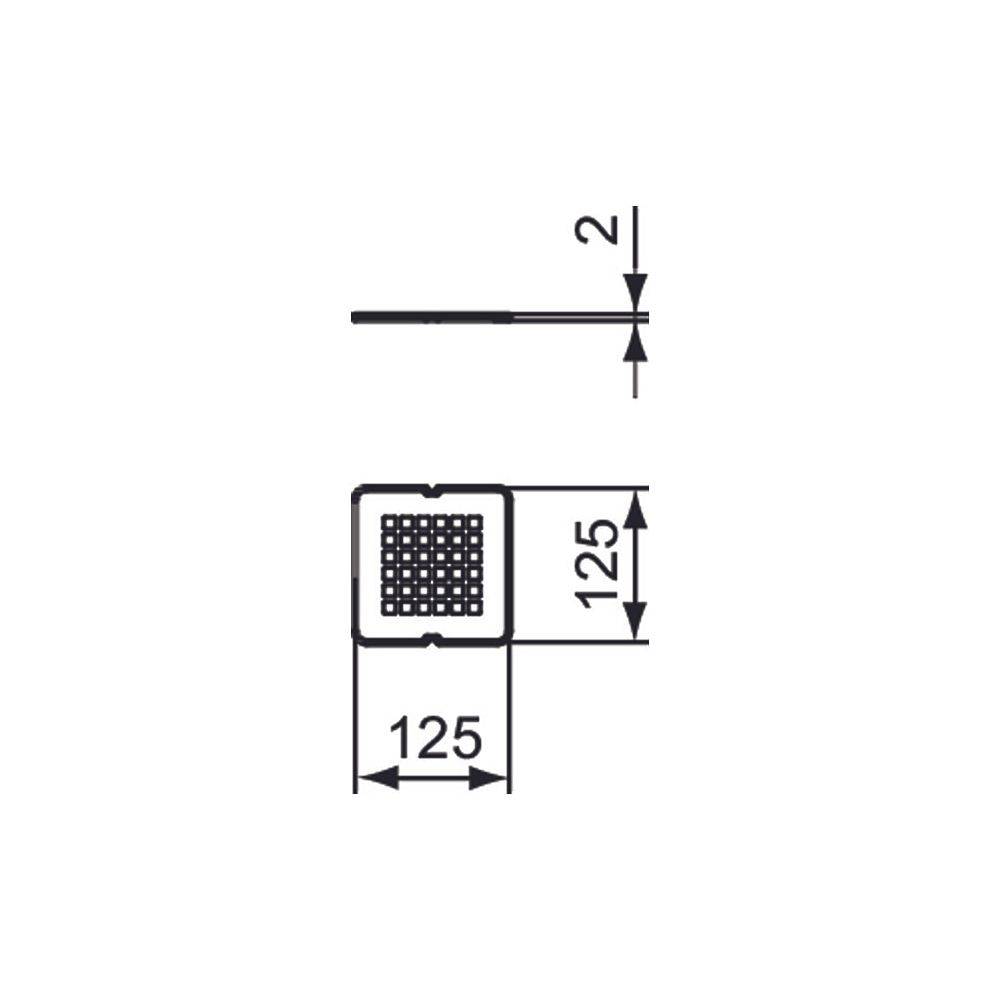 Ideal Standard Ablaufabdeckung Ultra Flat S, Carraraweiß-1