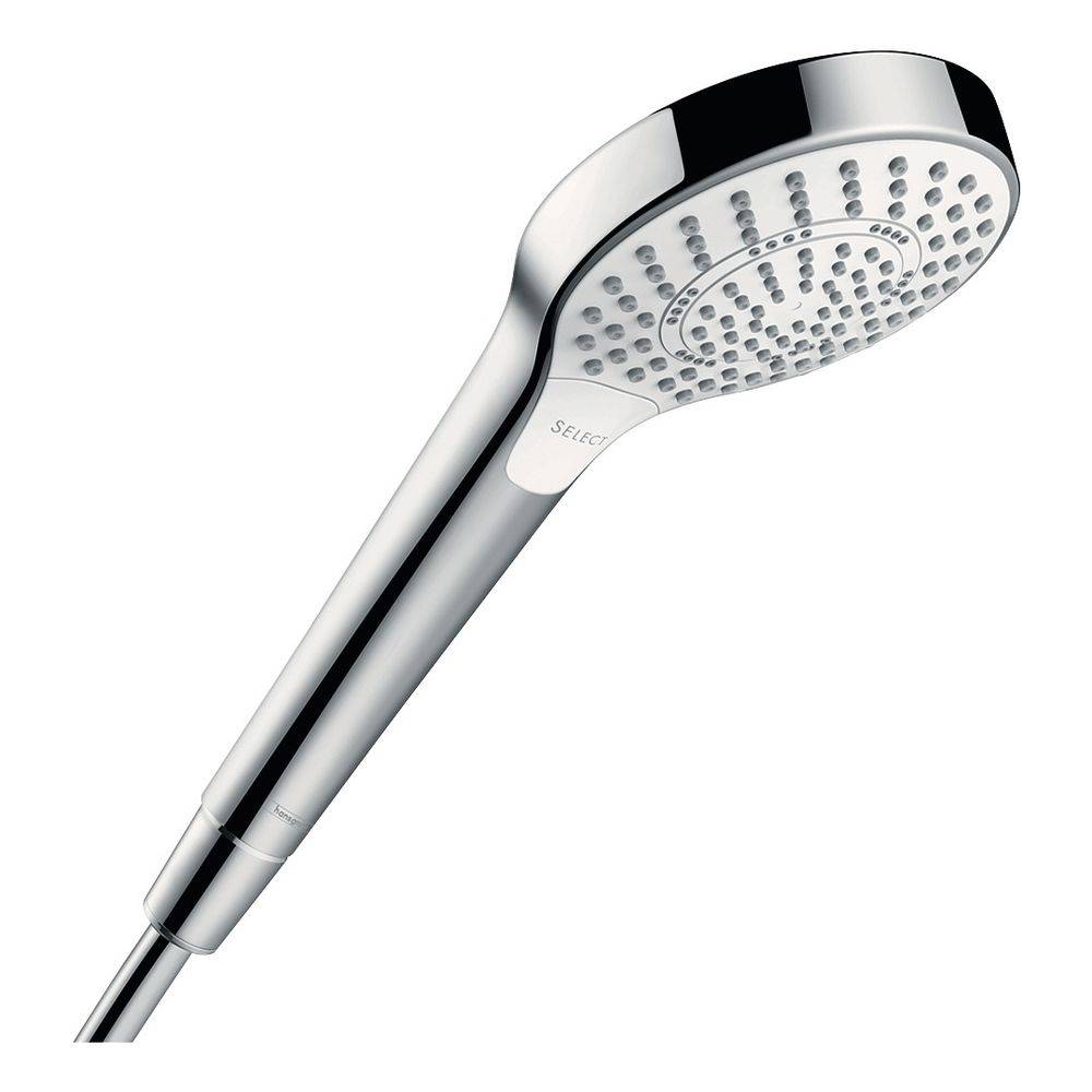 hansgrohe Croma Select S Handbrause 110mm Multi EcoSmart 9l/min, Weiß/Chrom-0