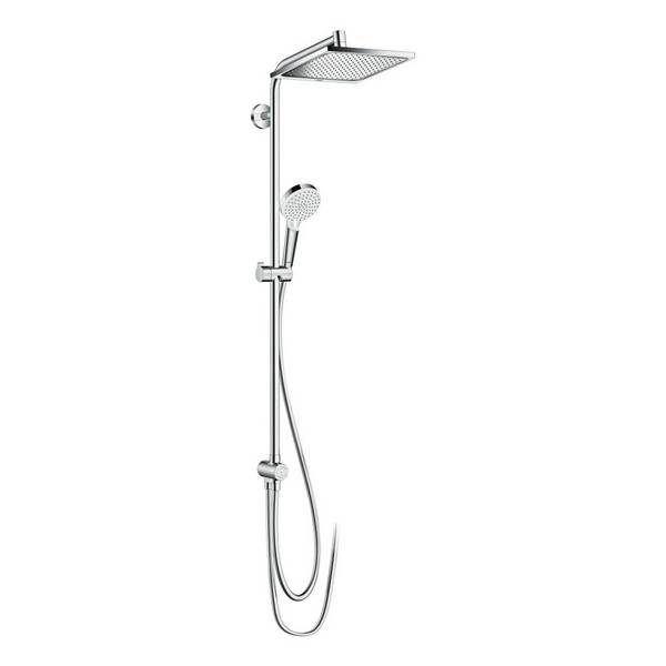 Hansgrohe Crometta E Showerpipe Duschsystem 240mm, 1jet, 9l/min EcoSmart Reno, Chrom