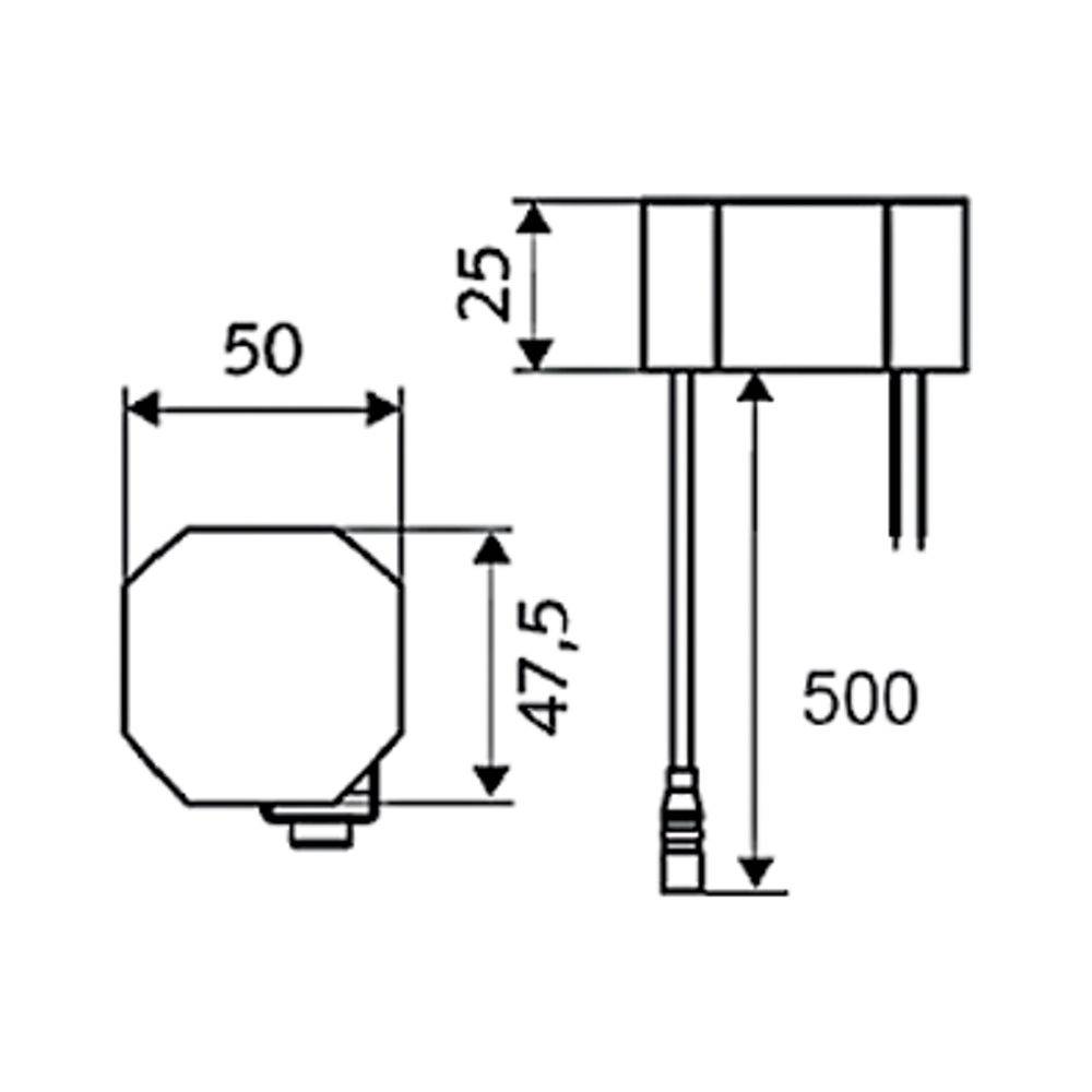 Schell Puris E HD-M Elektronische Waschtischarmatur, Mischwasser, Batteriebetrieb, Chrom-2