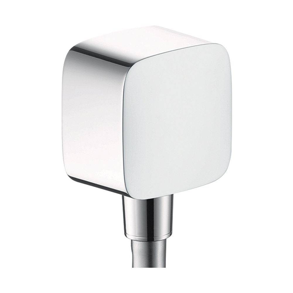 Hansgrohe FixFit Wandanschluss, Rückflussverhinderer, DN 15, Chrom-0