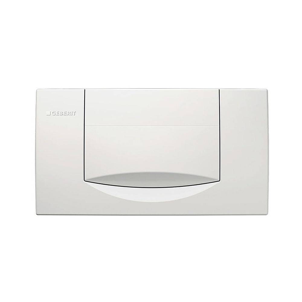 Geberit Betätigungsplatte 200F, mechanisch, Kunststoff, Weiß glänzend, 115222111-0