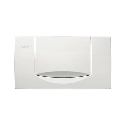 Geberit Betätigungsplatte 200F, mechanisch, Kunststoff, Weiß glänzend, 115222111-0