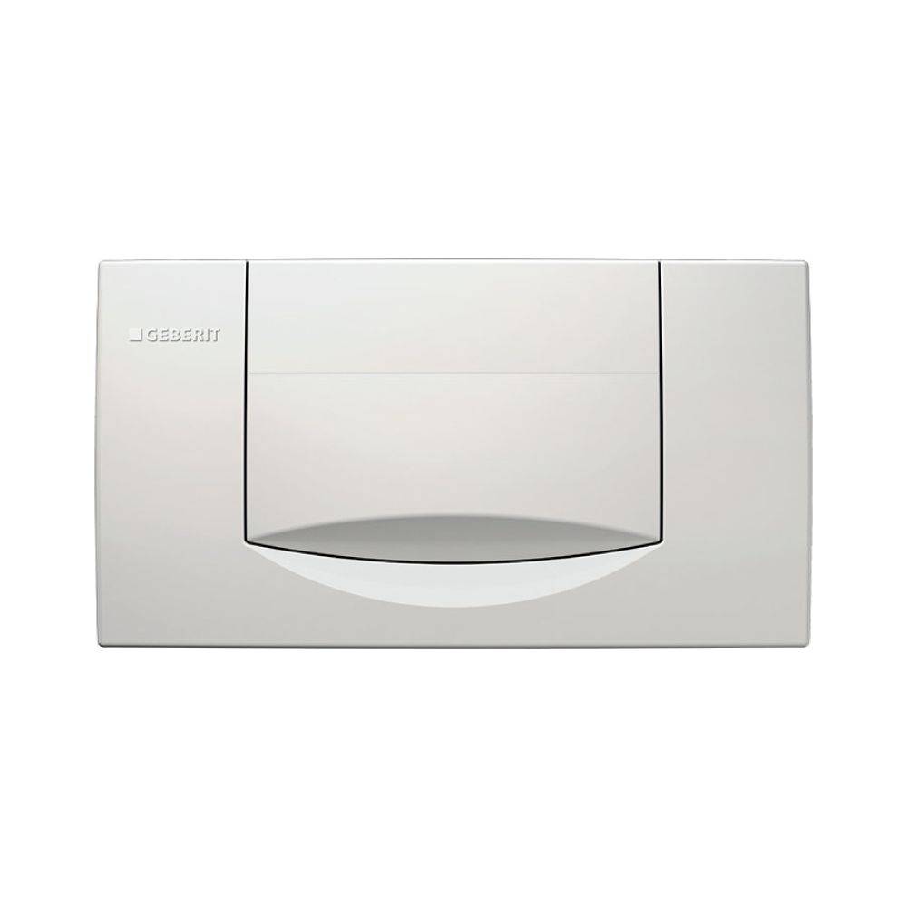 Geberit Betätigungsplatte 200F, mechanisch, Kunststoff, Weiß glänzend, 115222111-1