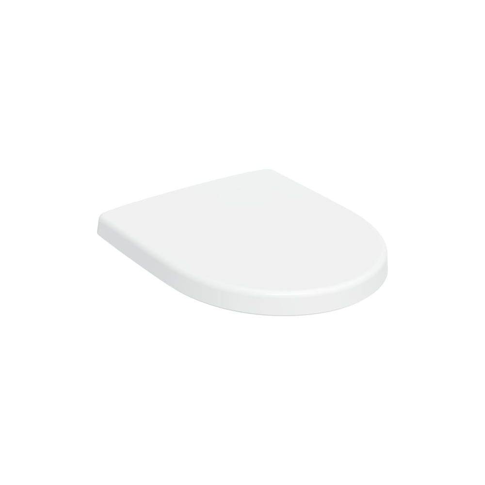 Geberit Renova Plan WC-Sitz Bef. von oben, Absenkautomatik, o. Quick-Release-Scharniere, Weiß/glänzend-2