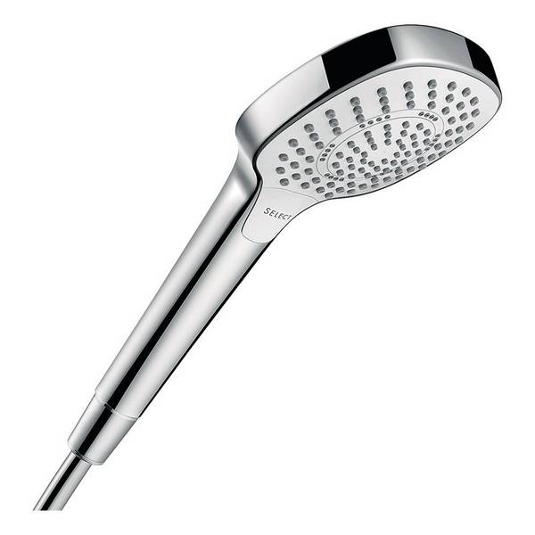 hansgrohe Croma Select E Handbrause 110mm Multi 16l/min, Weiß/Chrom