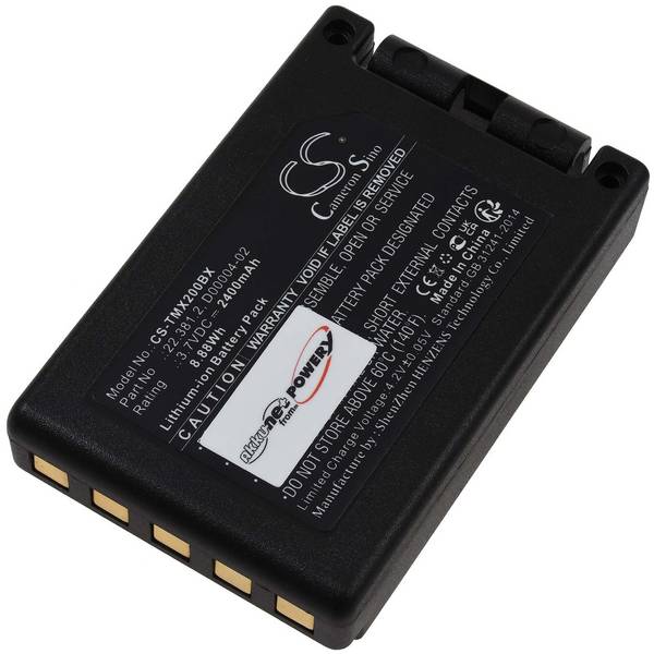 Akku kompatibel mit Teleradio Typ D4-02, 3,7V, Li-Ion