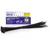 alca® Kabelbinder 50 Stk. schwarz, 7,2x400 mm Zugfestigkeit 55kg, temperaturbeständig &