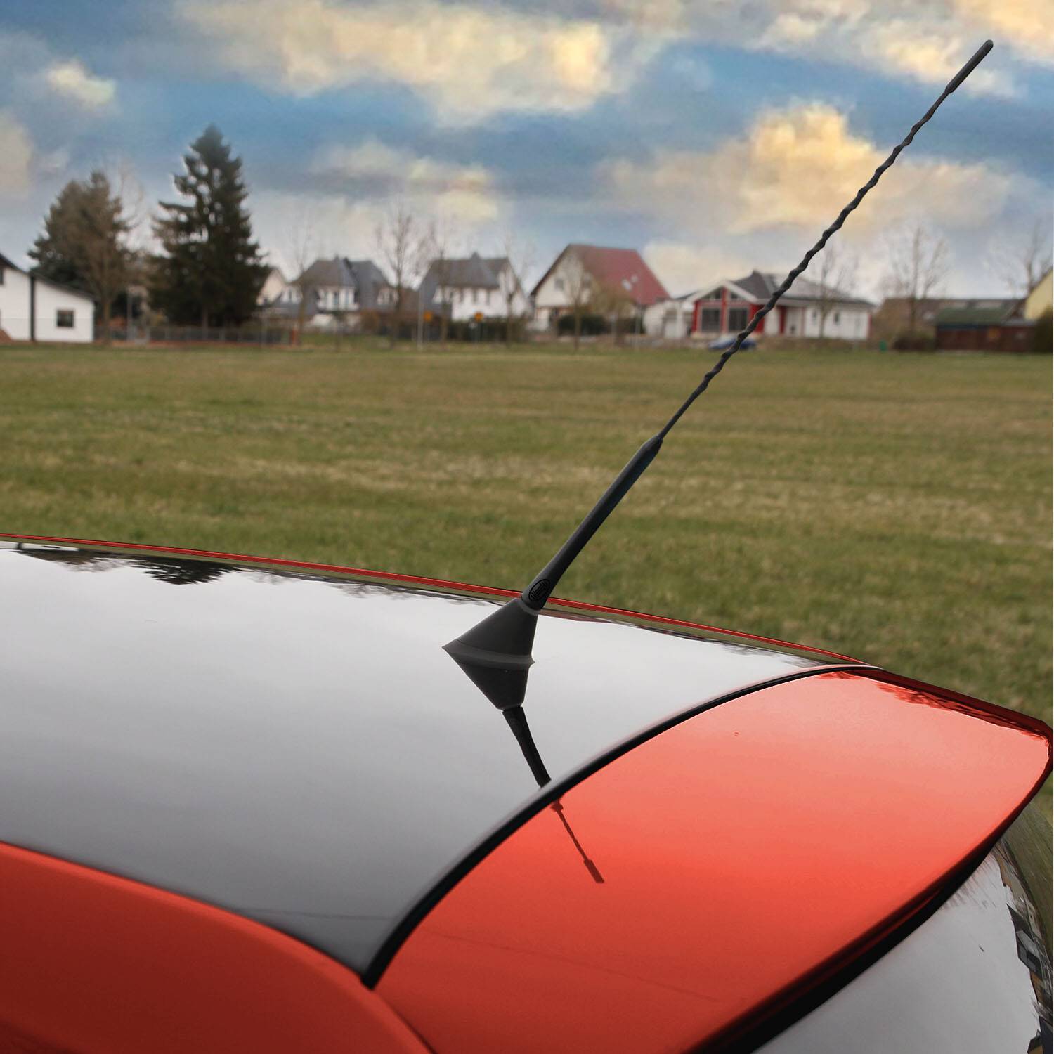 HEYNER® Antenne AM/FM mit M5 & M6-Gewinde, Ersatzstab 55cm kurzer Antennenersatzstab, Auto-Dachantenne-2