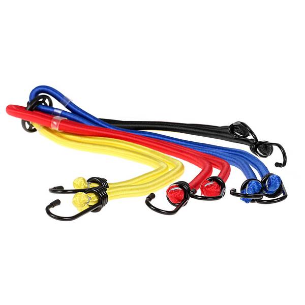 alca® Gepäckspinne, 8-Armig (8x40cm), Gepäckspanner mit Haken mehrfarbige, elastisch mit Gummispannseilen