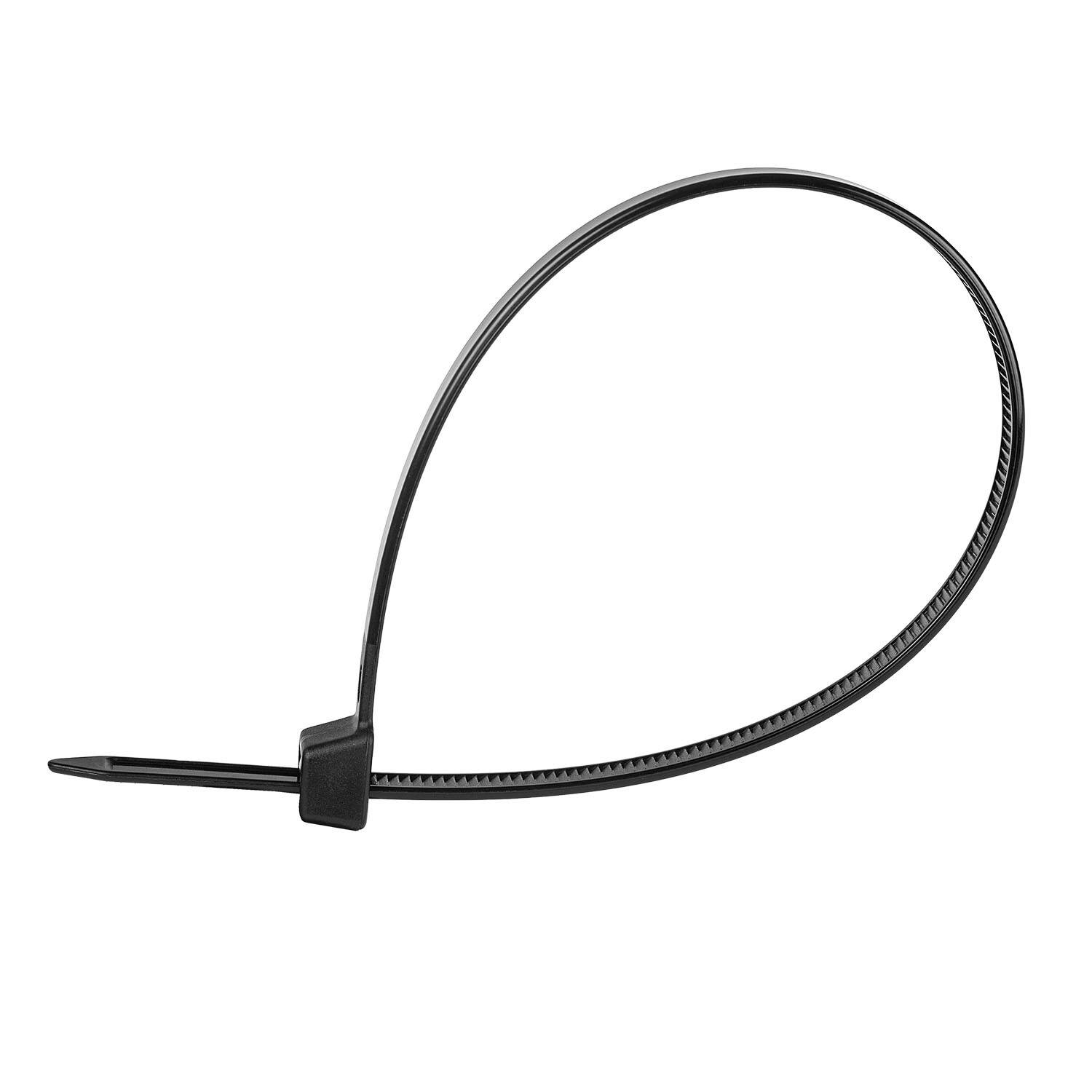 alca® Kabelbinder 50 Stk. schwarz, 4,8x500mm Zugfestigkeit 22kg, temperaturbeständig &-1